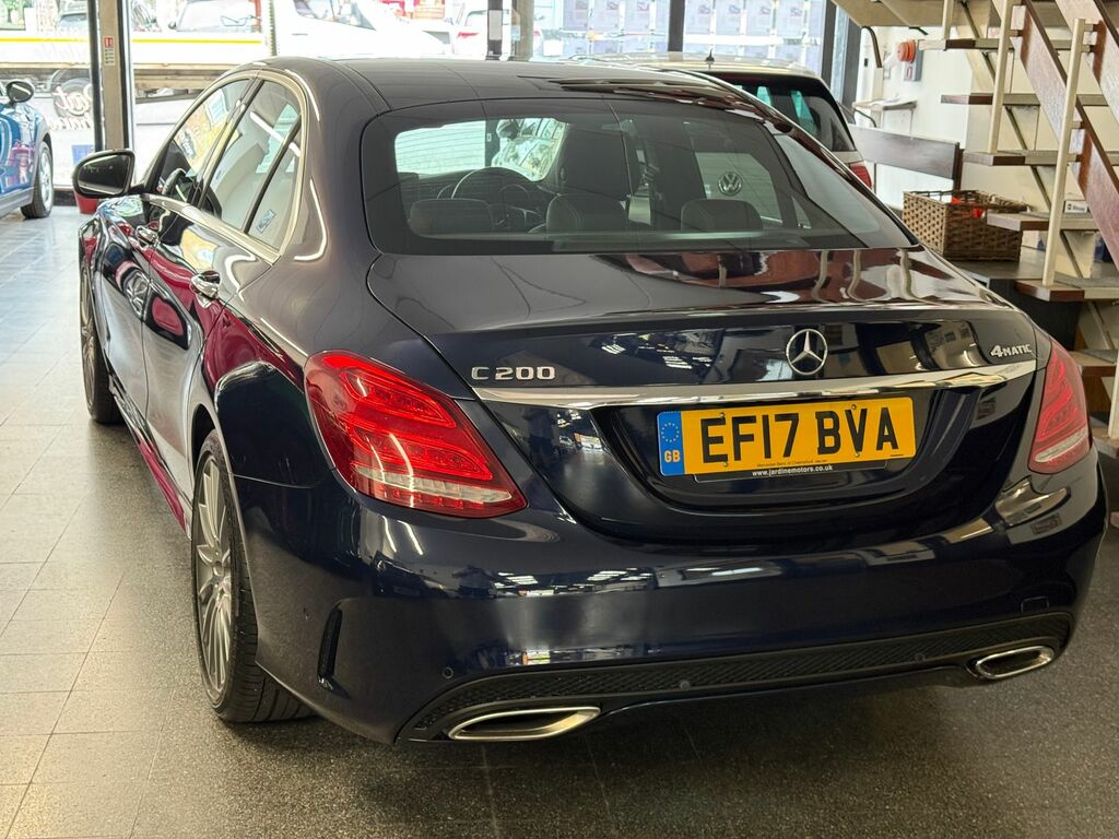 Mercedes-Benz C Class 2.0 C200 Amg Line Premium Plus Saloon EF17BVA Blue #2
