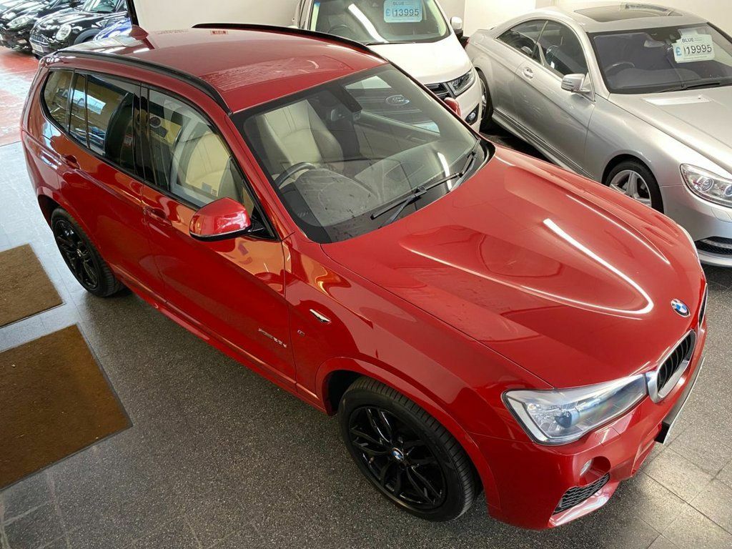 BMW X3 2.0 20D M Sport Suv Xdrive Euro 6 AX16TWD Red #3
