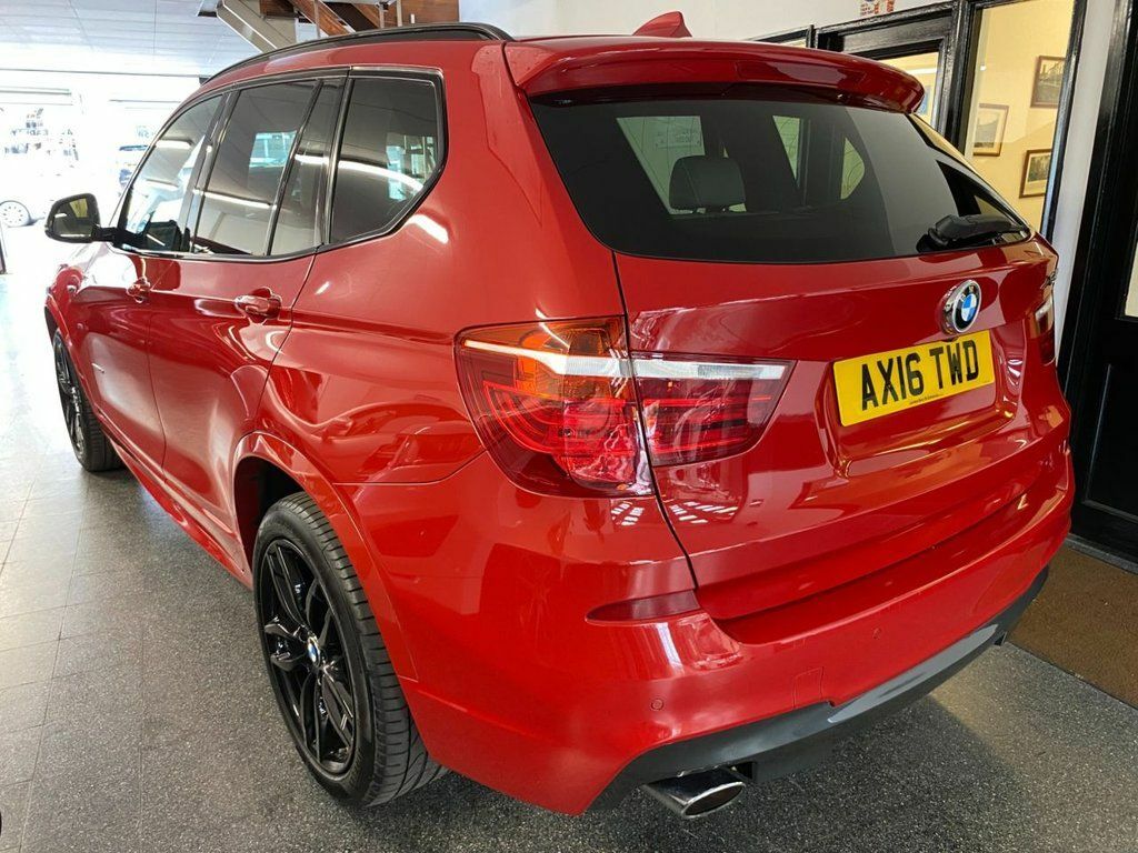BMW X3 2.0 20D M Sport Suv Xdrive Euro 6 Red