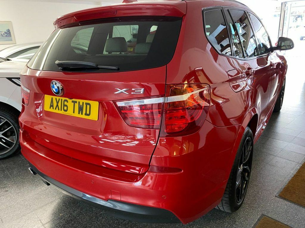 BMW X3 2.0 20D M Sport Suv Xdrive Euro 6 AX16TWD Red #6