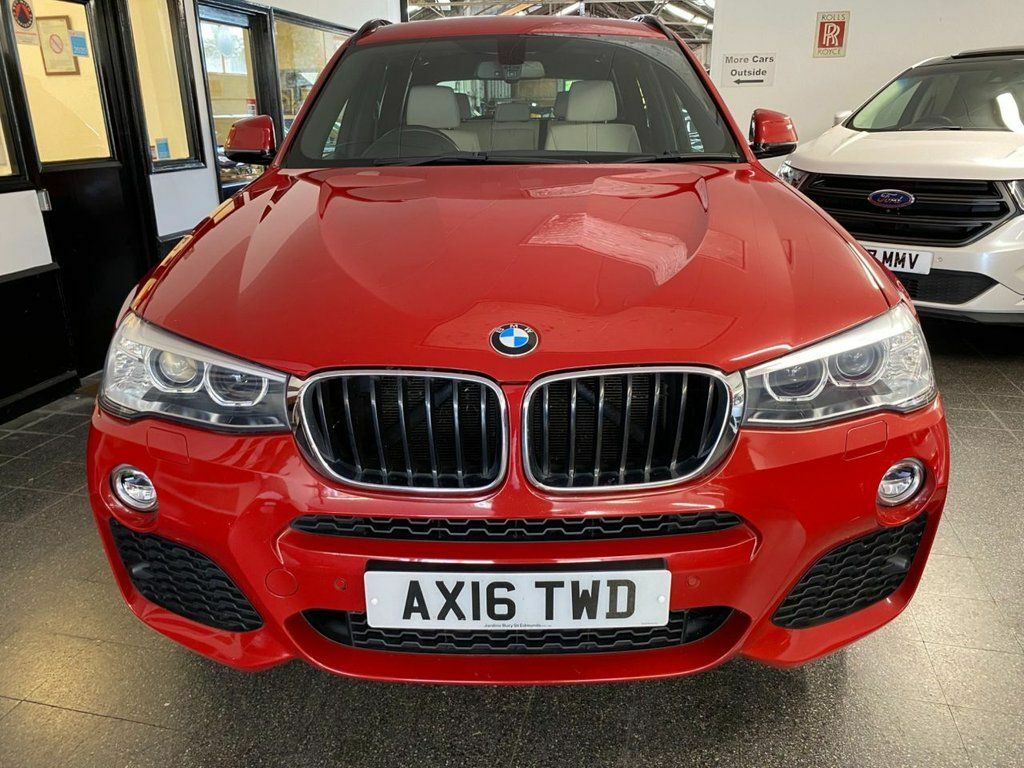 BMW X3 2.0 20D M Sport Suv Xdrive Euro 6 AX16TWD Red #4