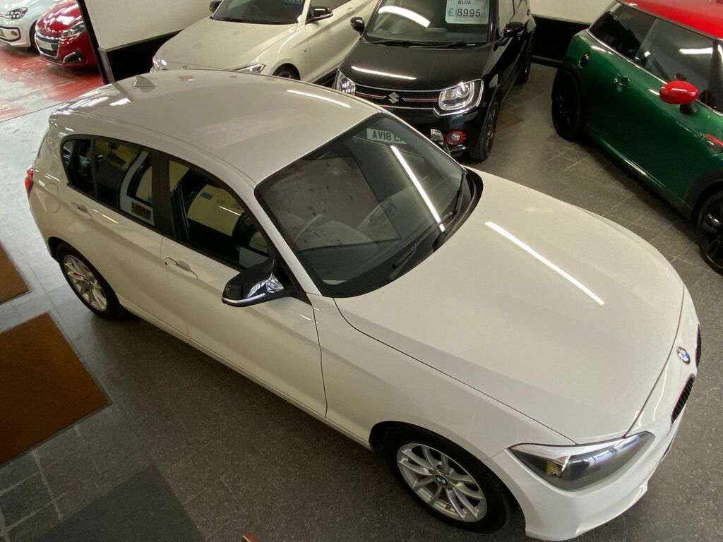 BMW 1 Series 1.6 116D Ed Efficientdynamics Hatchback White #4