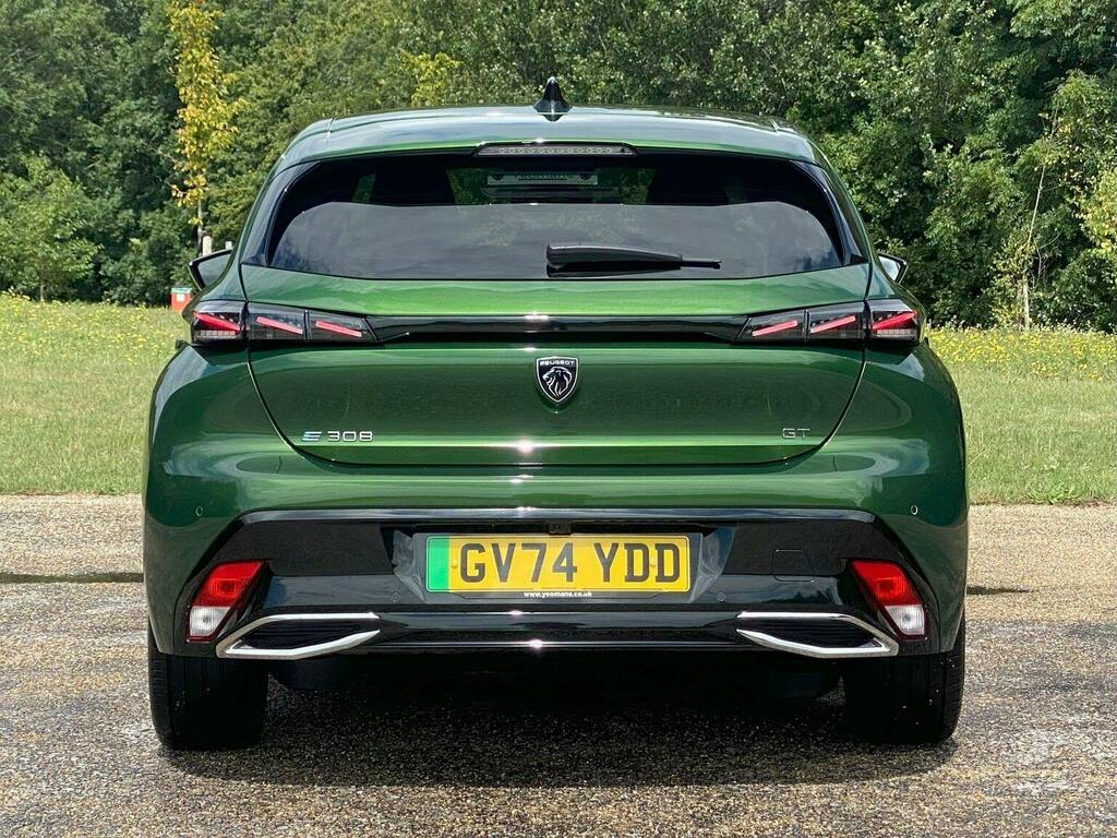 Peugeot 308 54Kwh Gt Hatchback GV74YDD Green #6