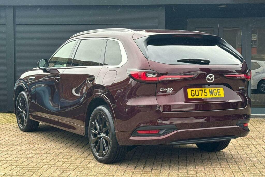 Mazda CX-80 2.5 E Skyactiv 17.8Kwh Homura Plus Suv Red #5
