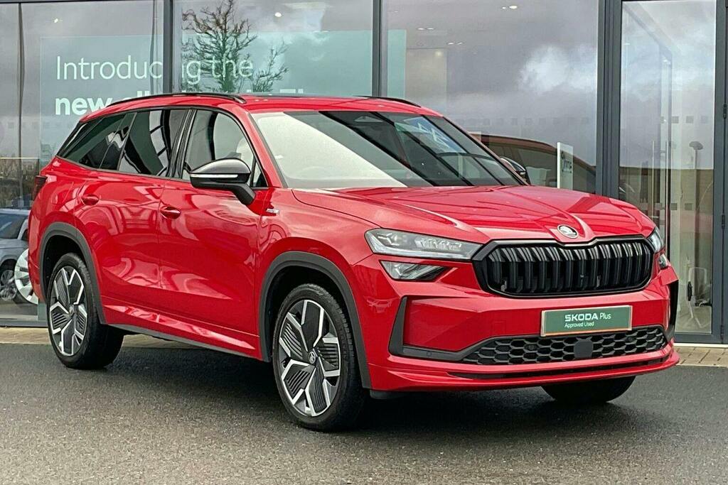 Skoda Kodiaq 2.0 Tdi Sportline Suv Dsg 4Wd Red