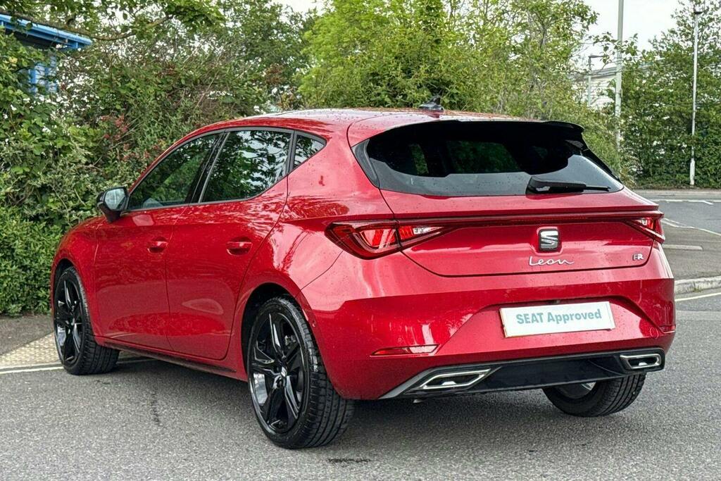 Seat Leon 1.5 Tsi Fr Black Edition Hatchback Manu WJ75ZPU Red #5