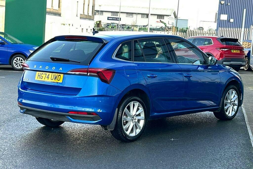Skoda Scala 1.0 Tsi Se L Edition Hatchback Dsg HG74UWO Blue #6