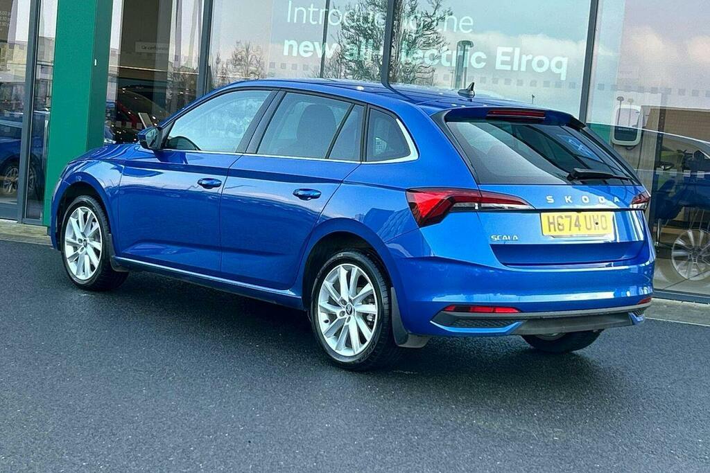 Skoda Scala 1.0 Tsi Se L Edition Hatchback Dsg HG74UWO Blue #3
