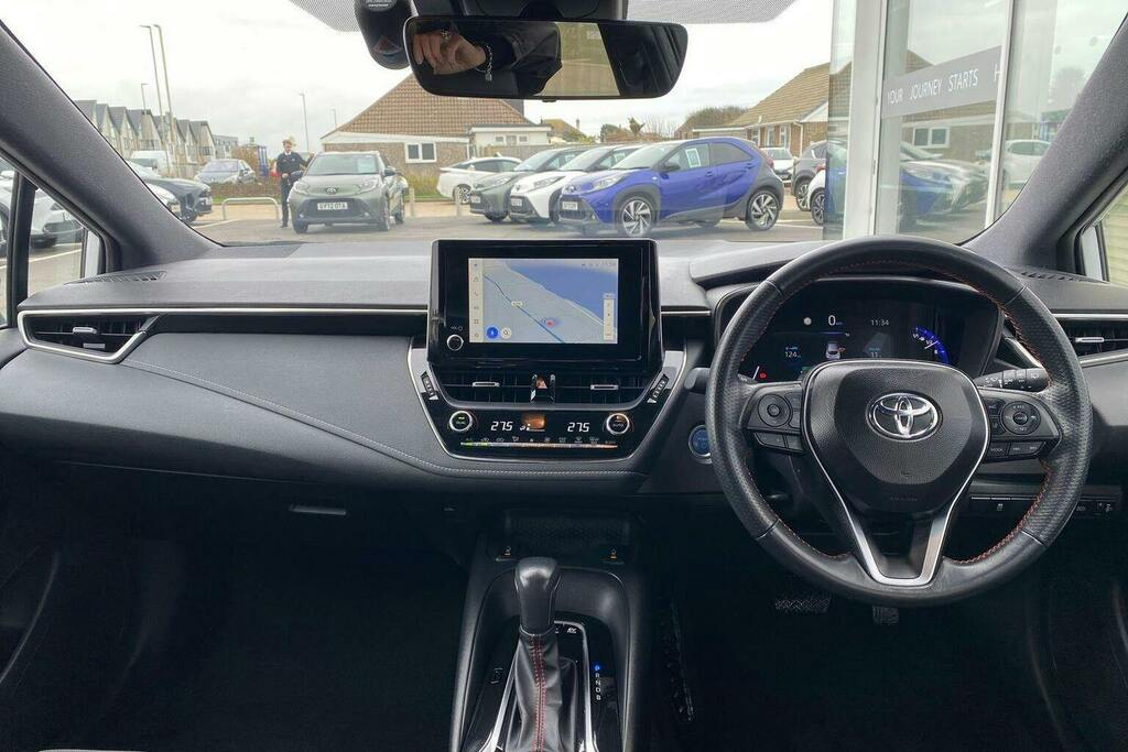 Toyota Corolla 1.8 Vvt H Gr Sport Hatchback Hybrid Cvt White #5