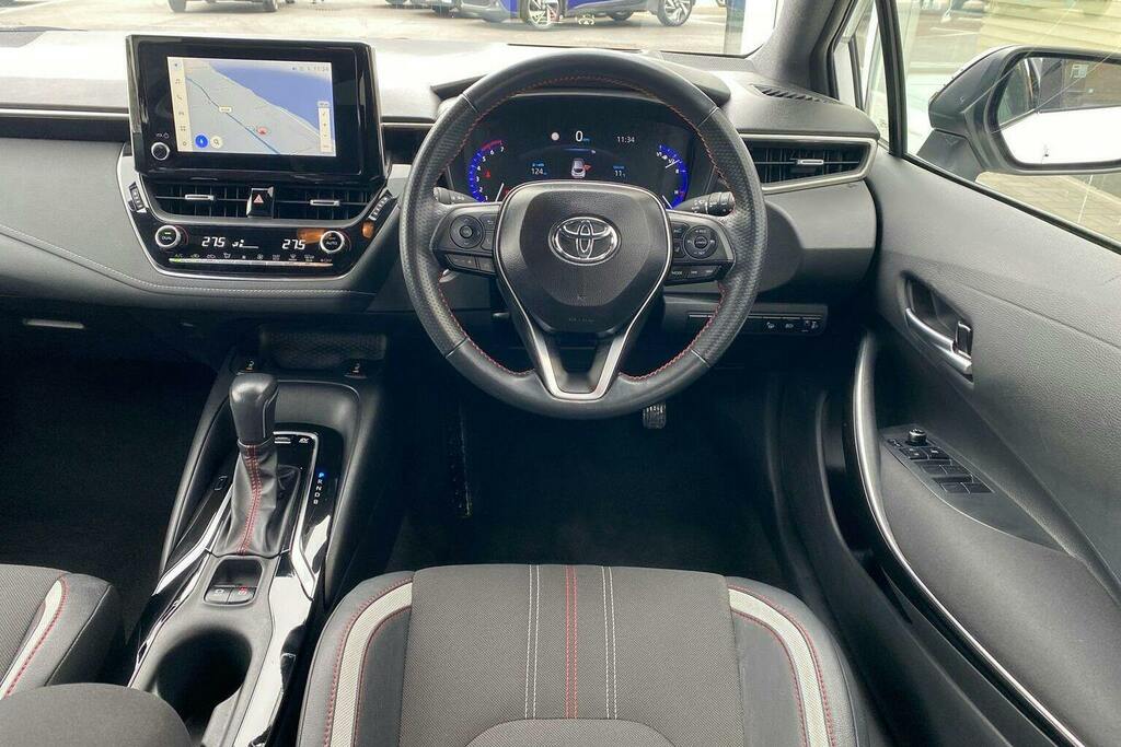 Toyota Corolla 1.8 Vvt H Gr Sport Hatchback Hybrid Cvt White #6