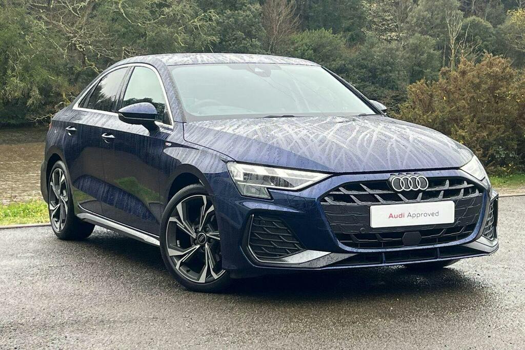 Audi A3 1.5 Tfsi 35 S Line Saloon S Tronic Blue