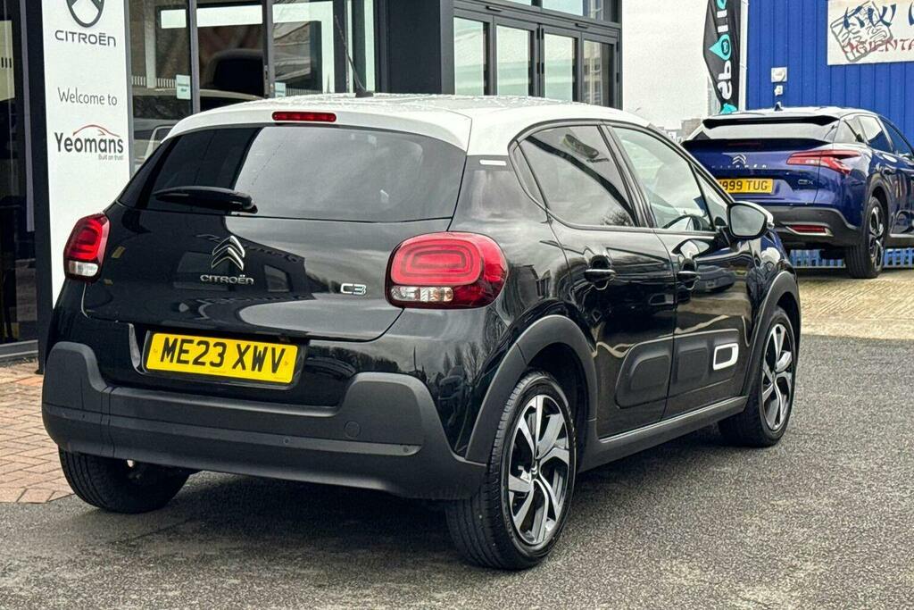 Citroen C3 1.2 Puretech Shine Plus Hatchback Manua ME23XWV Black #3
