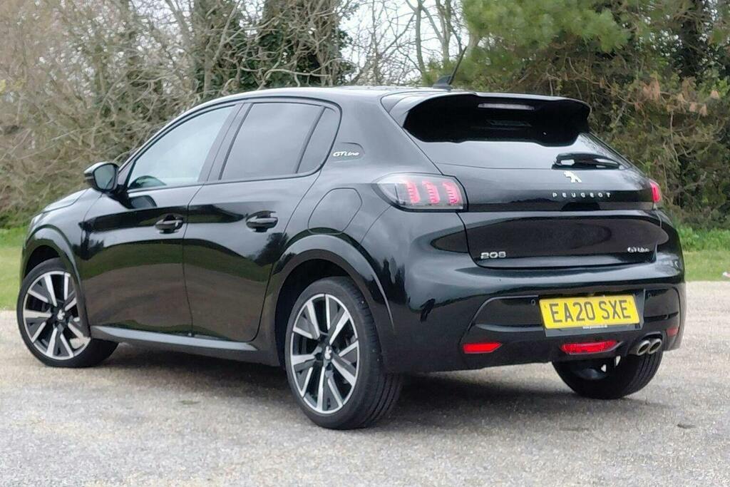 Peugeot 208 1.2 Puretech Gt Line Hatchback Eat EA20SXE Black #5