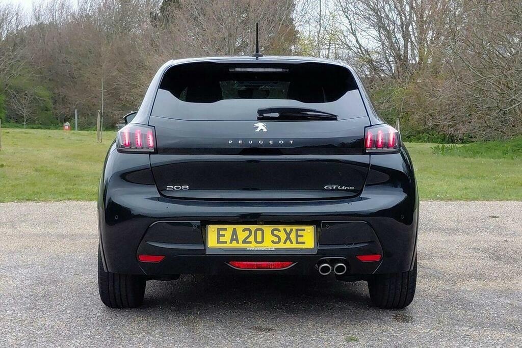 Peugeot 208 1.2 Puretech Gt Line Hatchback Eat EA20SXE Black #4