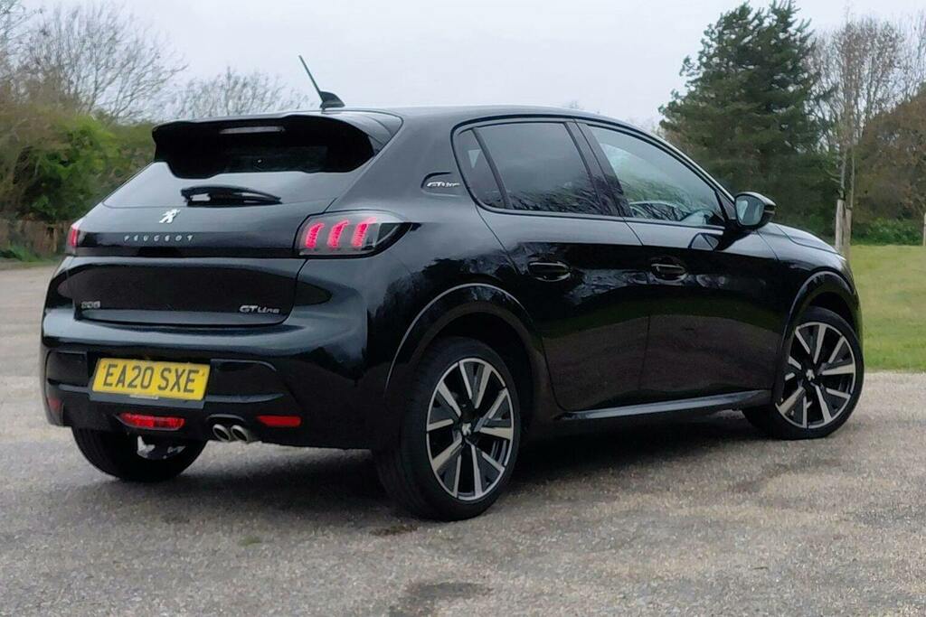 Peugeot 208 1.2 Puretech Gt Line Hatchback Eat EA20SXE Black #3