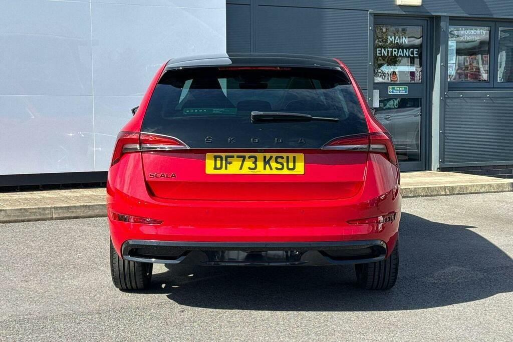 Skoda Scala 1.0 Tsi Monte Carlo Hatchback DF73KSU Red #4