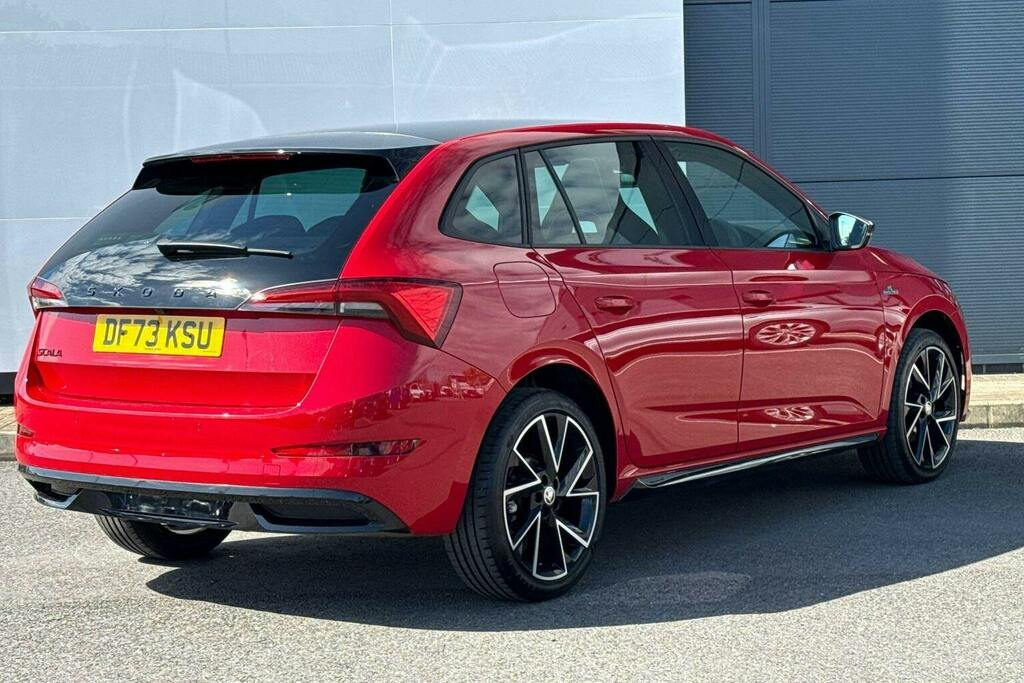 Skoda Scala 1.0 Tsi Monte Carlo Hatchback DF73KSU Red #3