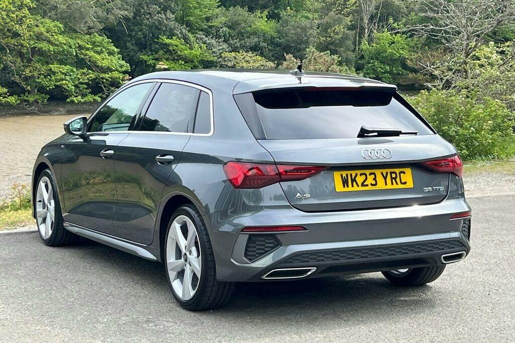 Audi A3 1.5 Tfsi 35 S Line Sportback WK23YRC Grey #5