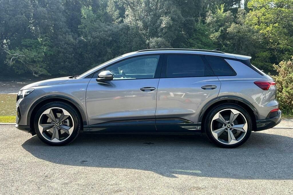 Audi Q4 E Tron 50 Black Edition Suv Quattro 82K OE73CLU Grey #6