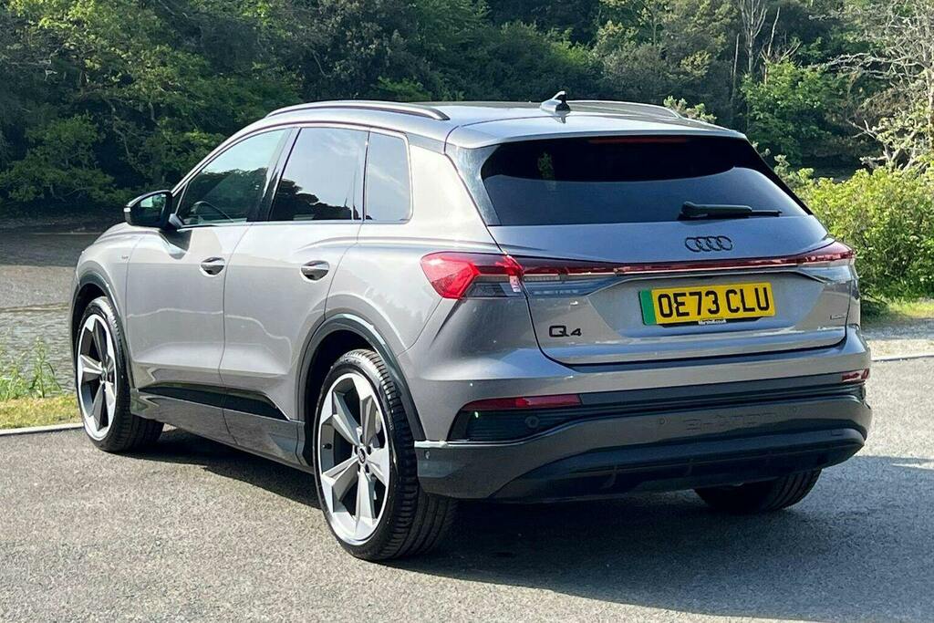 Audi Q4 E Tron 50 Black Edition Suv Quattro 82K OE73CLU Grey #5