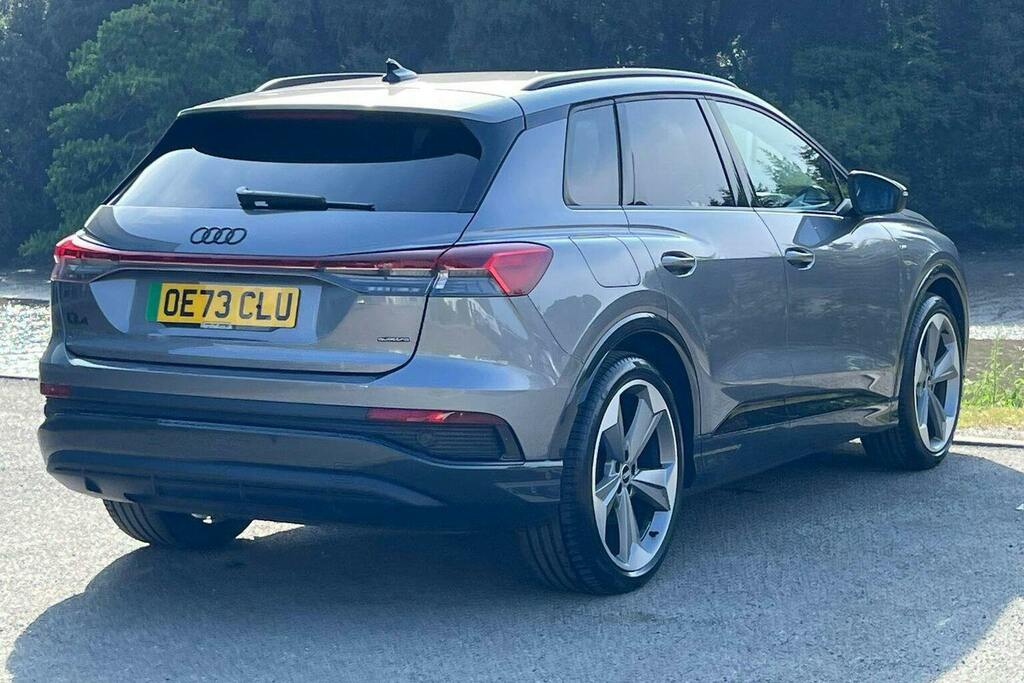 Audi Q4 E Tron 50 Black Edition Suv Quattro 82K OE73CLU Grey #3