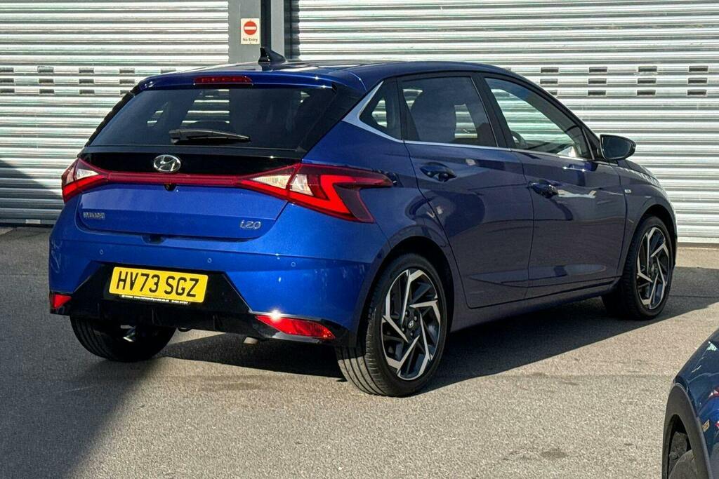 Hyundai I20 1.0 T Gdi Mhev Premium Hatchback Hybrid HV73SGZ Blue #3