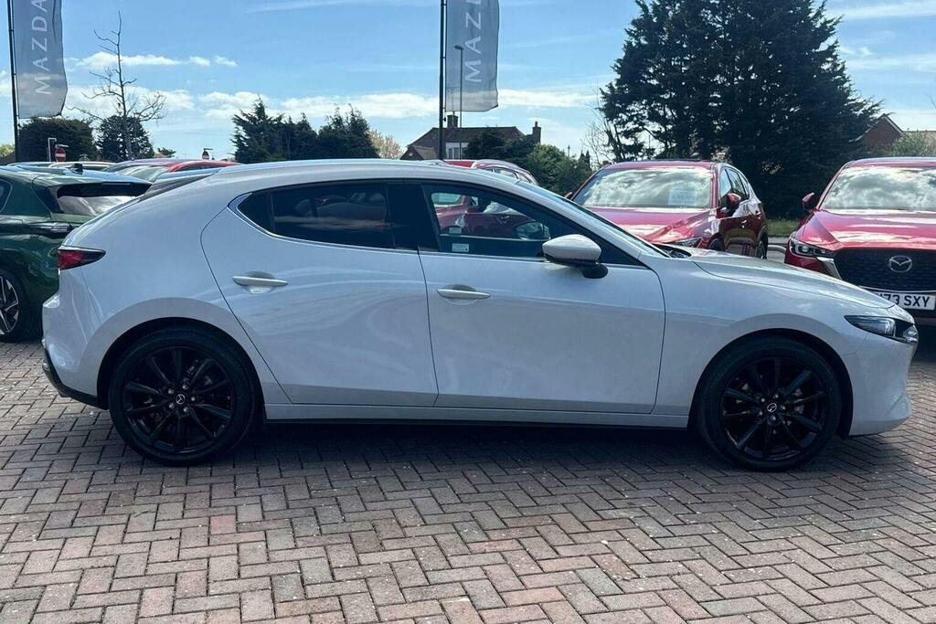 Mazda 3 2.0 E Skyactiv X Mhev Exclusive Line Hatchback White #2