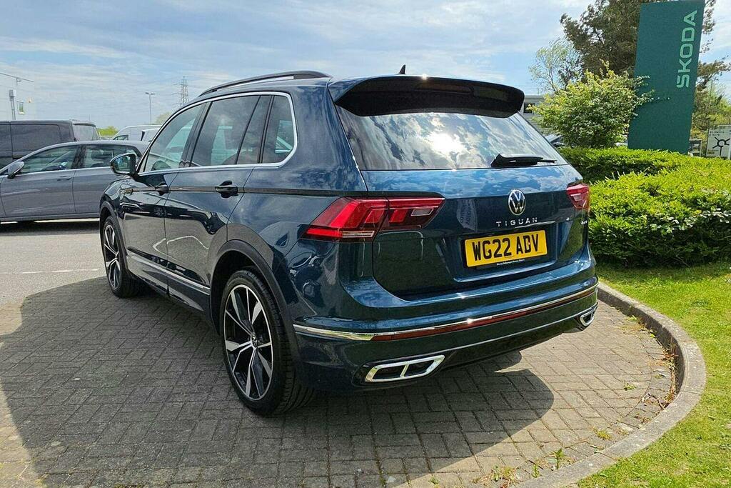 Volkswagen Tiguan 2.0 Tsi R-line Suv Dsg 4Motion WG22ADV Blue #5