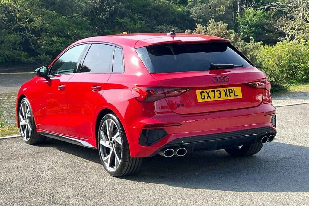 Audi S3 2.0 Tfsi Black Edition Sportback S Tron GX73XPL Red #5
