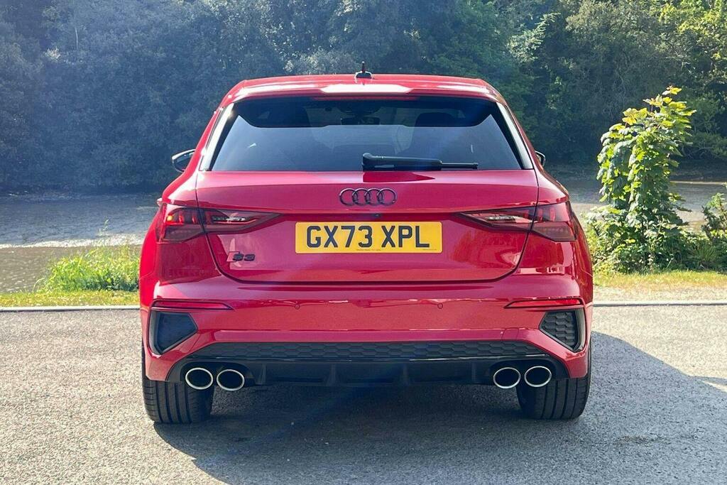 Audi S3 2.0 Tfsi Black Edition Sportback S Tron GX73XPL Red #4