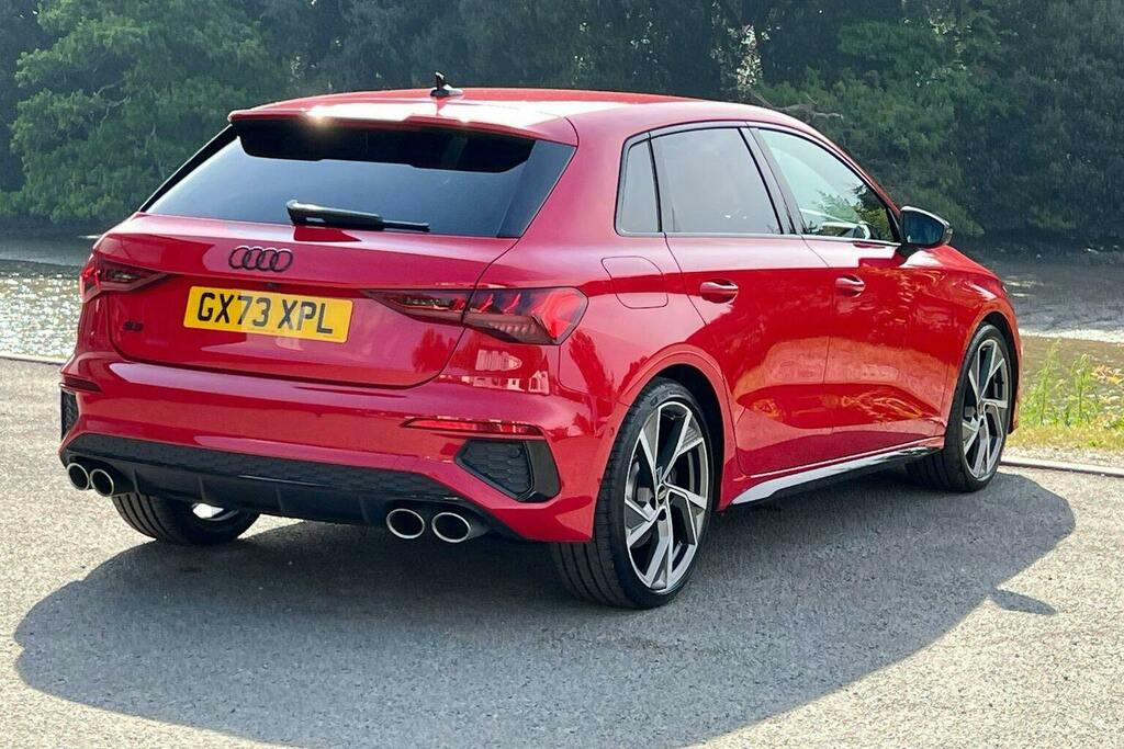Audi S3 2.0 Tfsi Black Edition Sportback S Tron GX73XPL Red #3