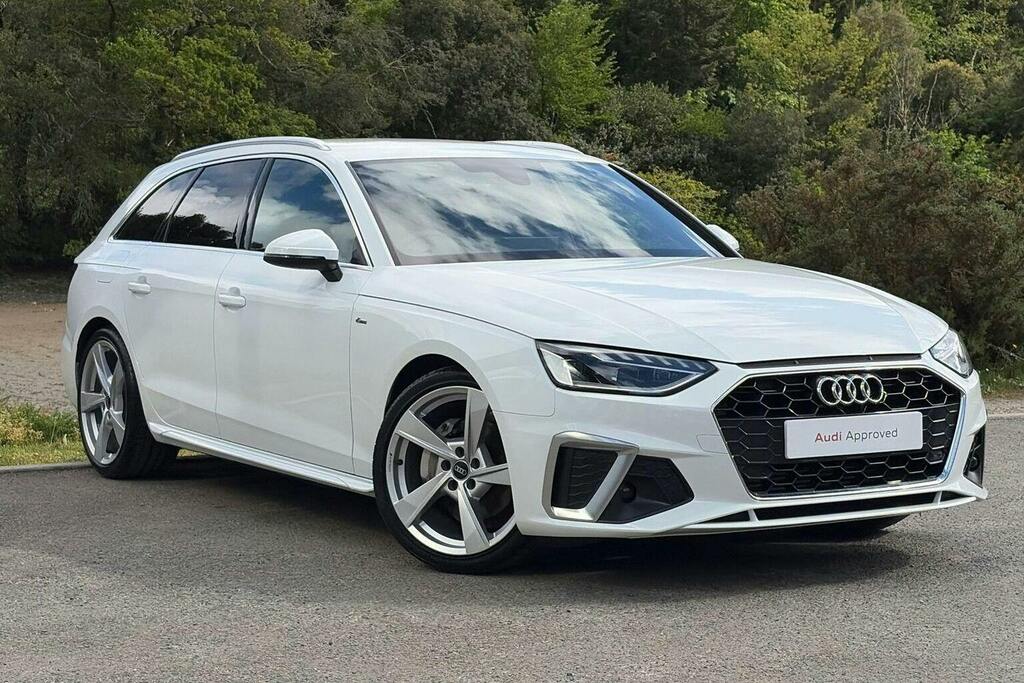 Audi A4 Avant 2.0 Tfsi 40 S Line Estate S Tronic White