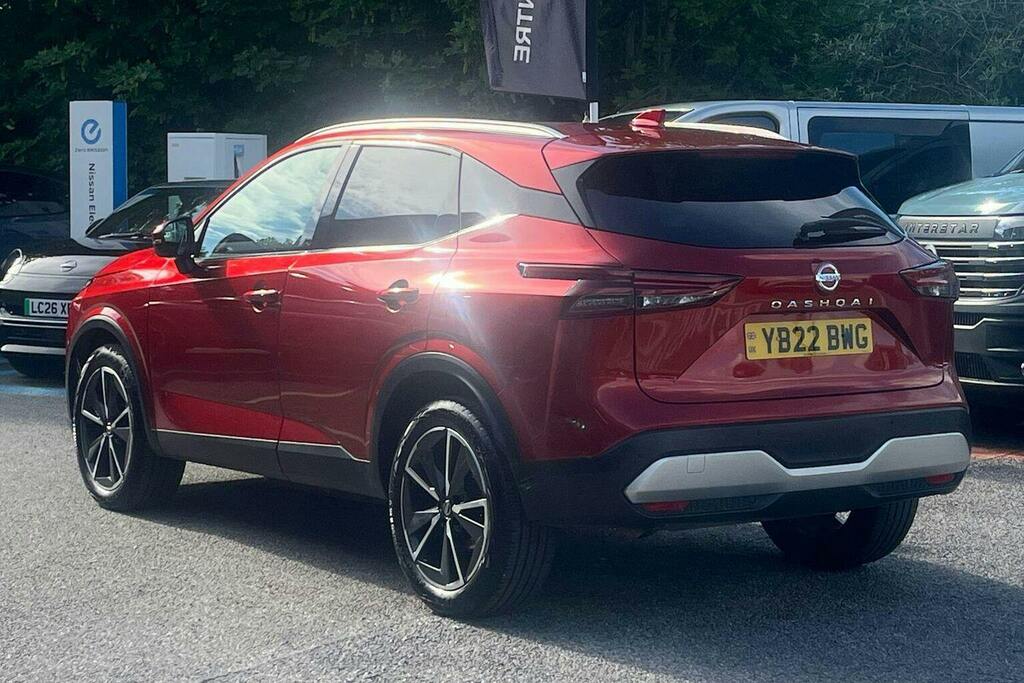 Nissan Qashqai 1.3 Dig T Mhev Tekna Suv Hybrid Xtron YB22BWG Red #5