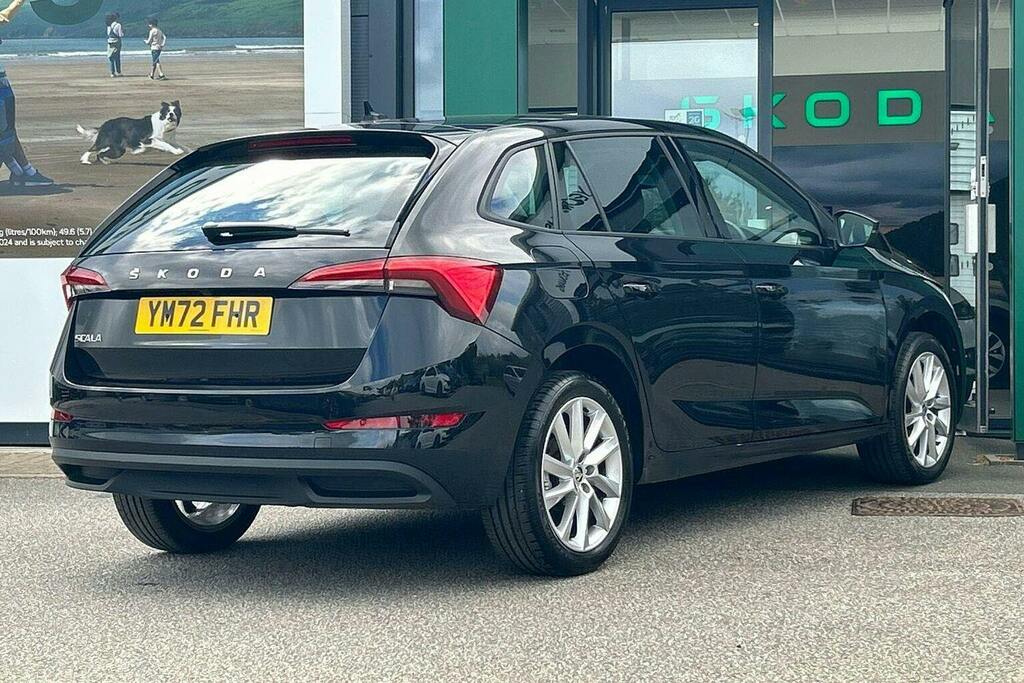 Skoda Scala 1.0 Tsi Se L Hatchback YM72FHR Black #3