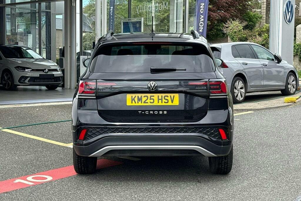 Volkswagen T-Cross 1.0 Tsi R-line Suv Dsg KM25HSV Black #4