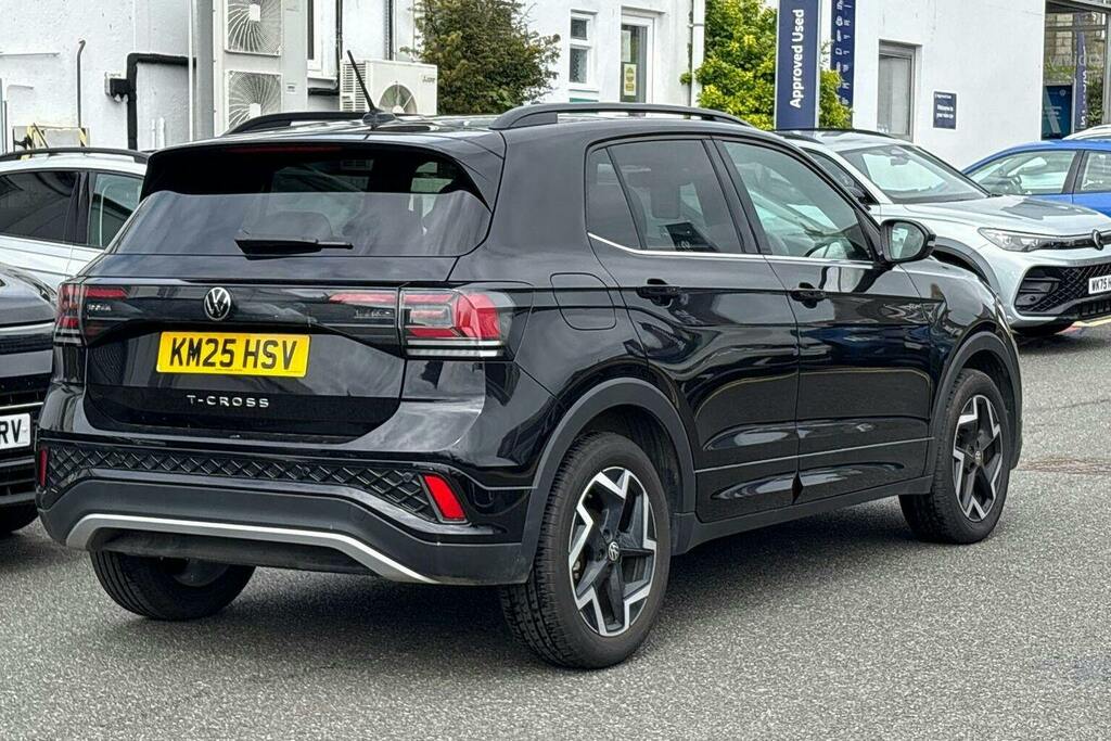 Volkswagen T-Cross 1.0 Tsi R-line Suv Dsg KM25HSV Black #3