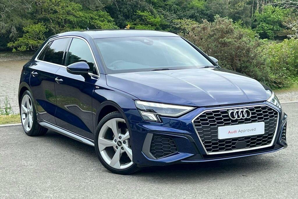 Audi A3 1.5 Tfsi 35 S Line Sportback S Tronic Blue