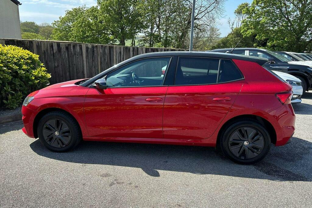 Skoda Fabia 1.0 Tsi Colour Edition Hatchback WK73UOU Red #6