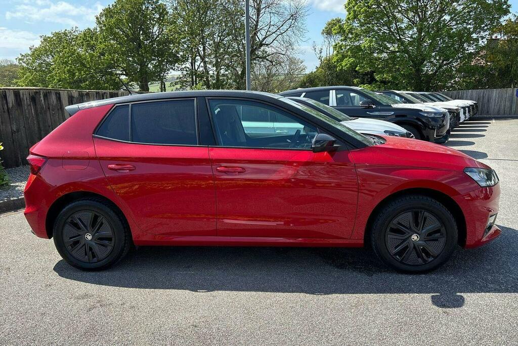 Skoda Fabia 1.0 Tsi Colour Edition Hatchback WK73UOU Red #2