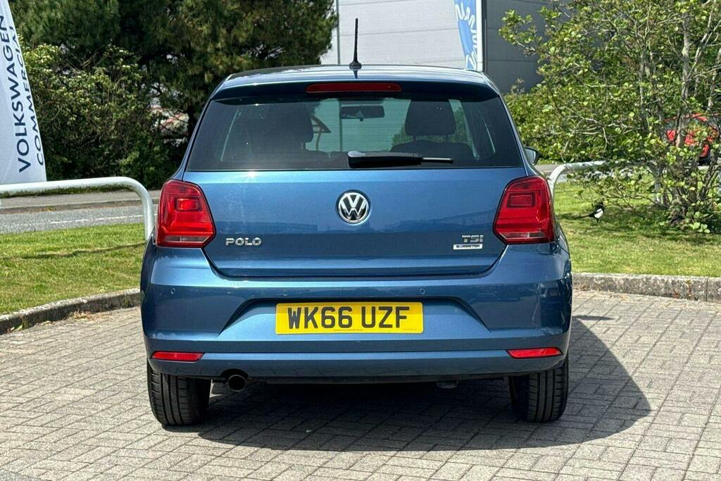 Volkswagen Polo 1.2 Tsi Bluemotion Tech Match Hatchback WK66UZF Blue #4