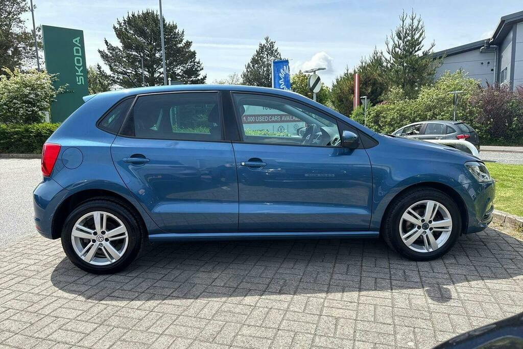Volkswagen Polo 1.2 Tsi Bluemotion Tech Match Hatchback WK66UZF Blue #2