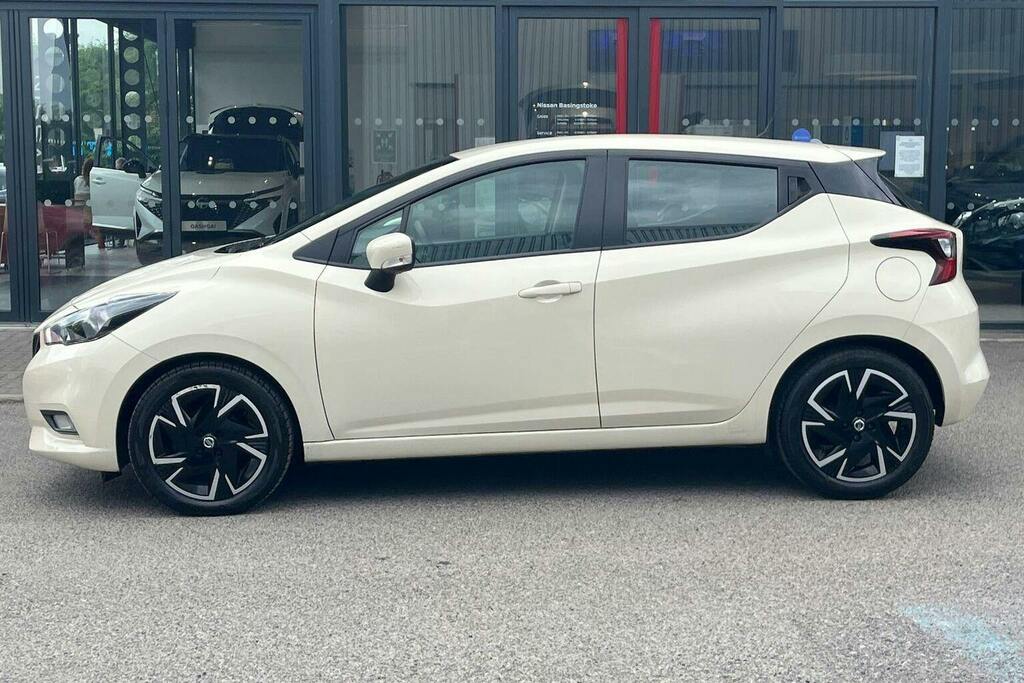 Nissan Micra 1.0 Ig T Acenta Hatchback RF22UGX White #6