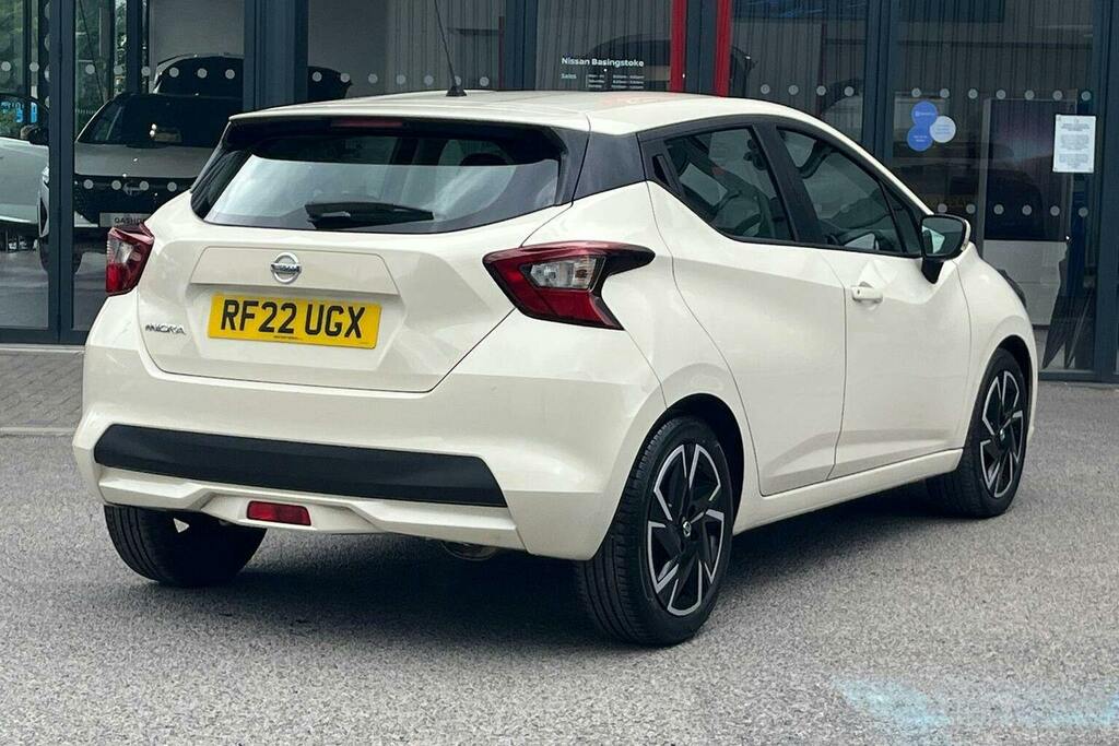 Nissan Micra 1.0 Ig T Acenta Hatchback RF22UGX White #3