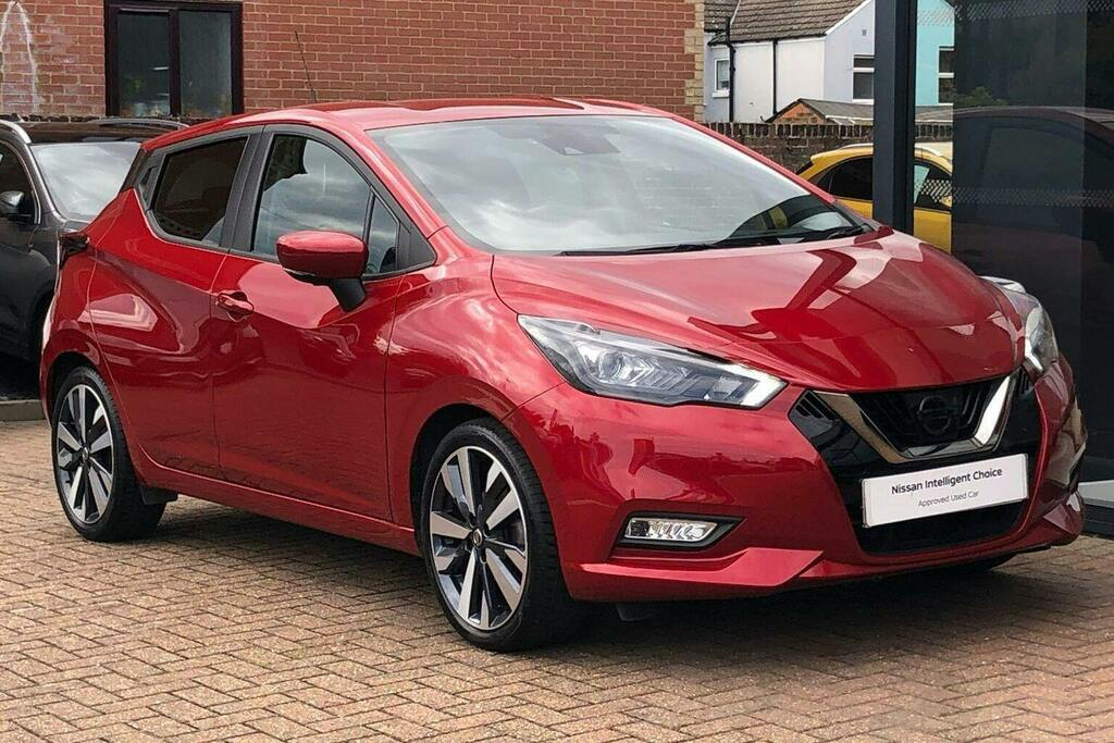 Nissan Micra 1.0 Ig T Tekna Hatchback Red