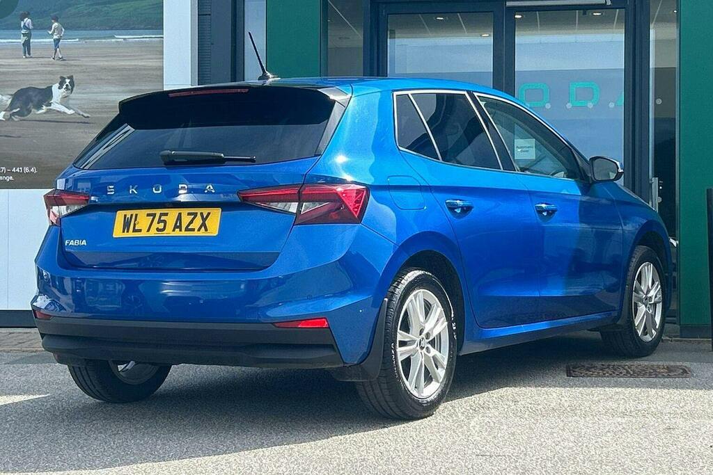 Skoda Fabia 1.0 Tsi Se L Edition Hatchback Dsg WL75AZX Blue #3