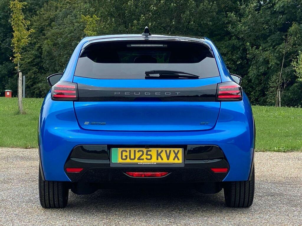 Peugeot e-208 51Kwh Gt Hatchback GU25KVX Blue #6