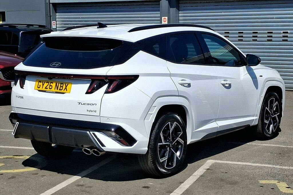 Hyundai Tucson 1.6 T Gdi N Line Suv Hybrid White #3