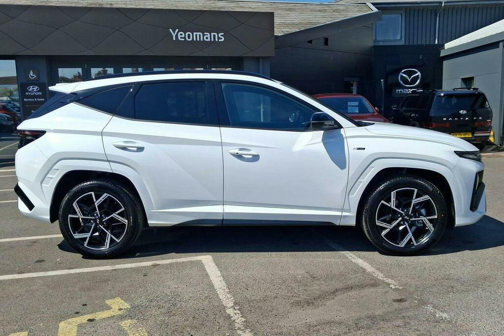 Hyundai Tucson 1.6 T Gdi N Line Suv Hybrid White #2