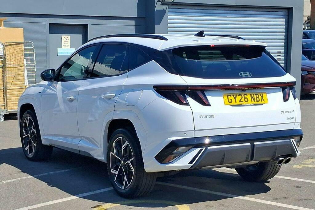 Hyundai Tucson 1.6 T Gdi N Line Suv Hybrid White #5