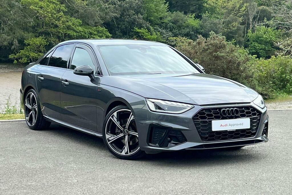 Audi A4 2.0 Tfsi 35 Black Edition Saloon S Tron Grey